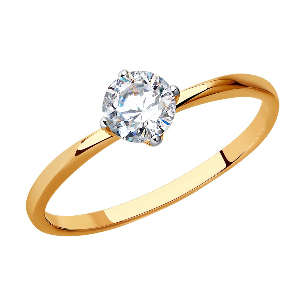 Помолвочное кольцо со Swarovski Zirconia SOKOLOV