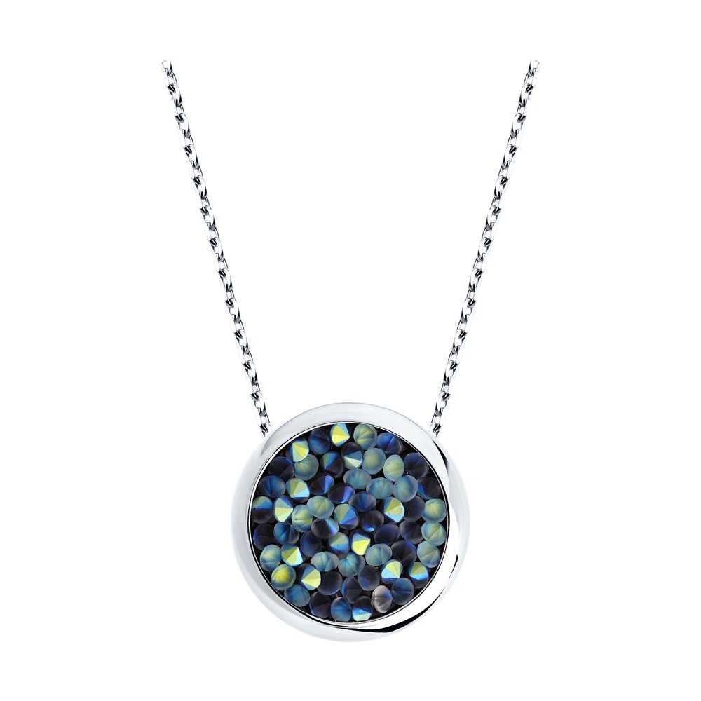 Колье SOKOLOV из серебра с кристаллами Swarovski
