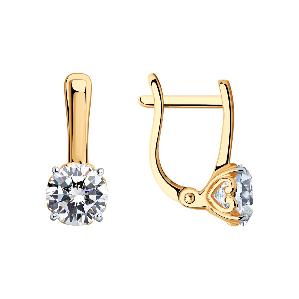Серьги SOKOLOV из серебра со Swarovski Zirconia