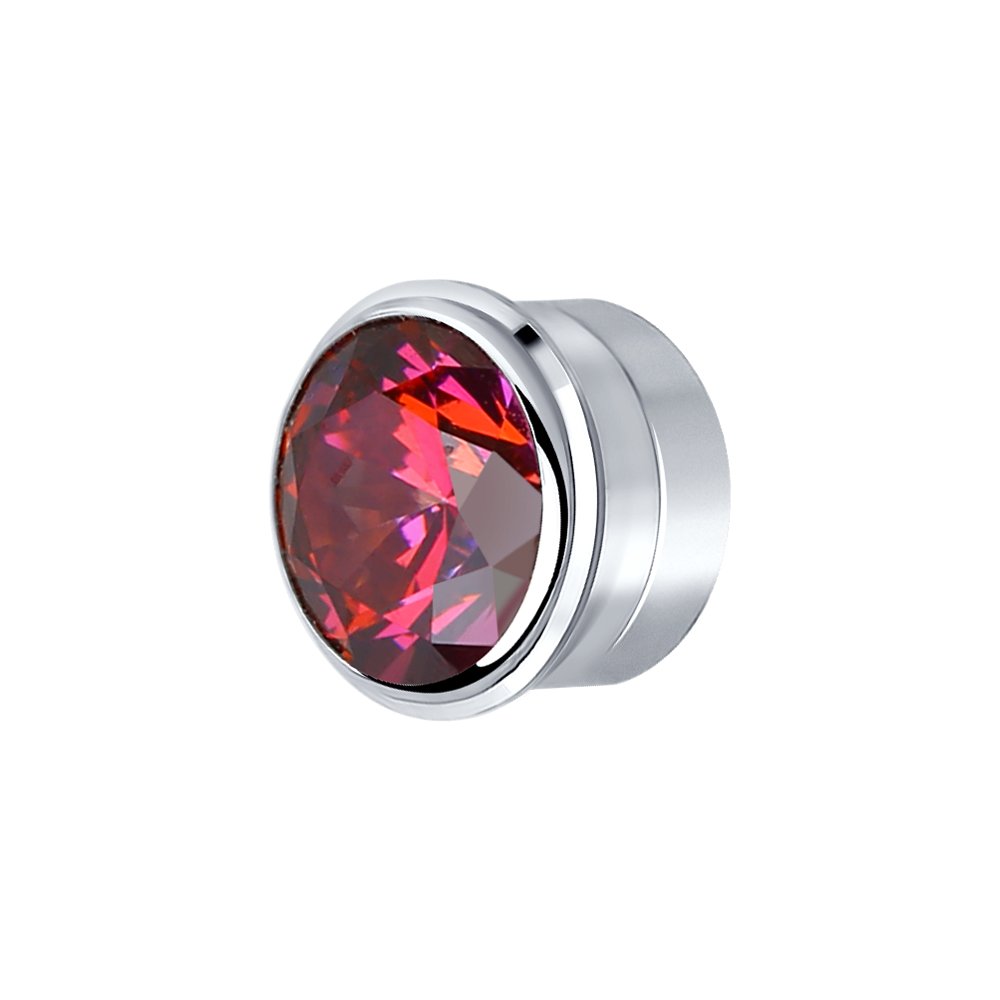 Вставка SOKOLOV из серебра с красным Swarovski Zirconia