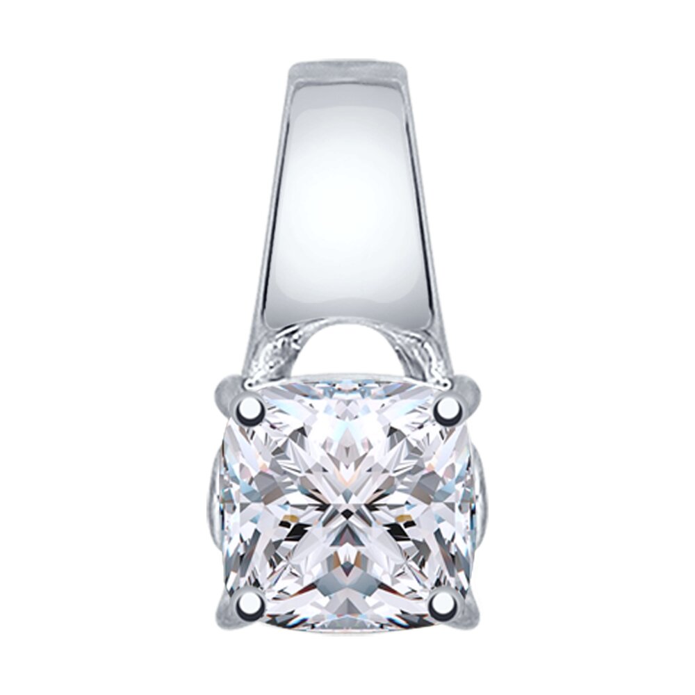Подвеска SOKOLOV из серебра со Swarovski Zirconia