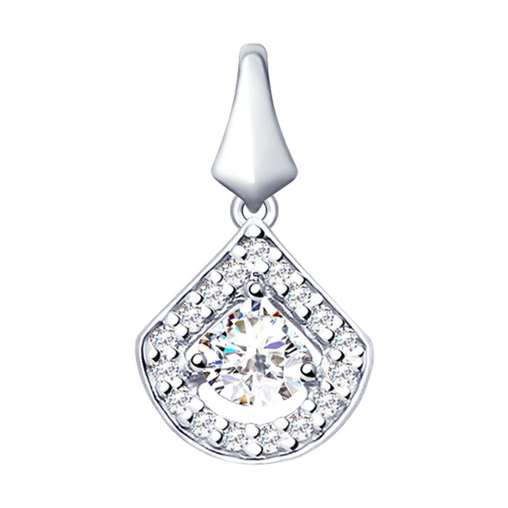 Подвеска SOKOLOV из серебра со Swarovski Zirconia