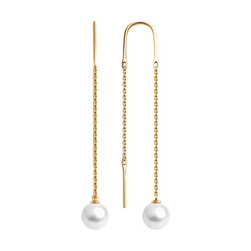 Серьги SOKOLOV из золота с жемчугом