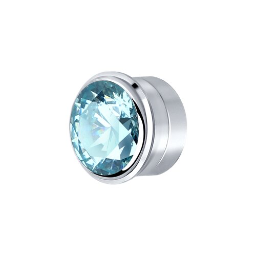 Вставка SOKOLOV из серебра с голубым Swarovski Zirconia