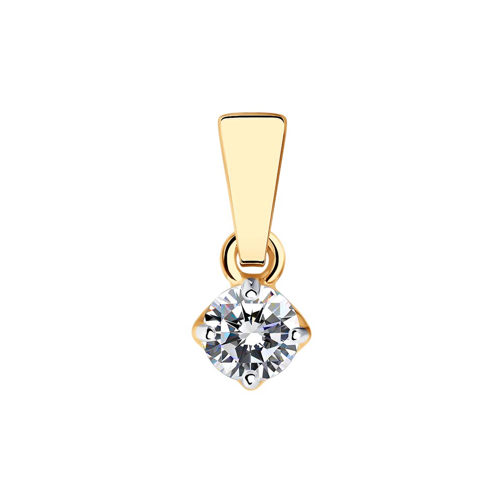 Подвеска SOKOLOV из серебра со Swarovski Zirconia