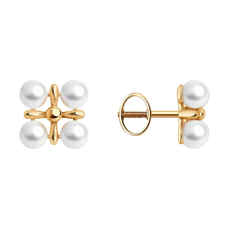 Серьги SOKOLOV из золота с жемчугом