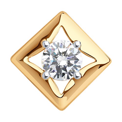 Подвеска SOKOLOV из золота со Swarovski Zirconia