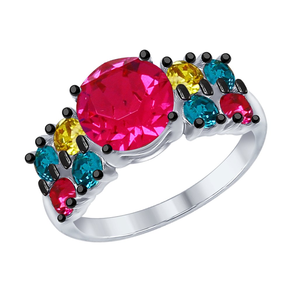 Кольцо с кристаллами Swarovski SOKOLOV