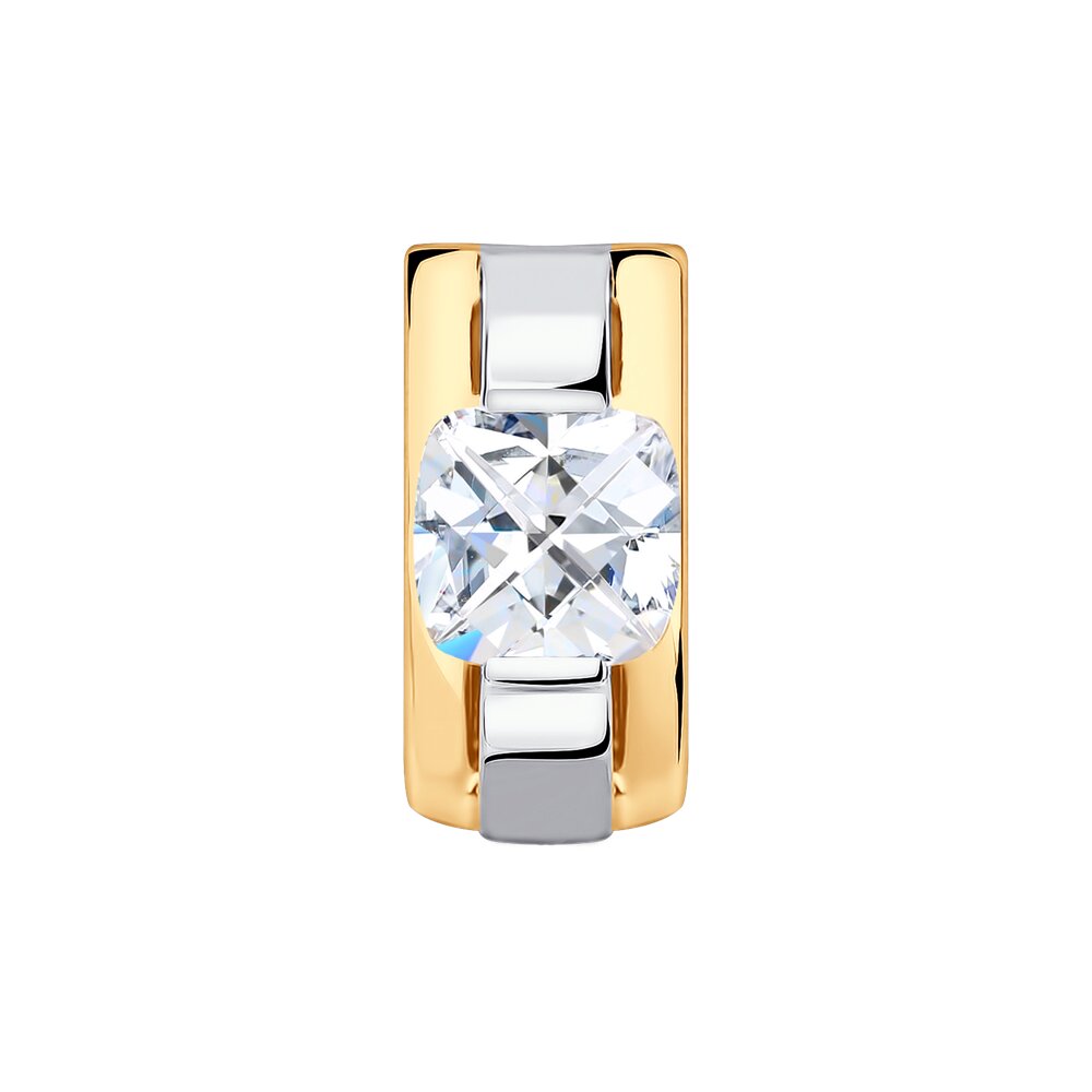 Подвеска SOKOLOV из золота с фианитом Swarovski
