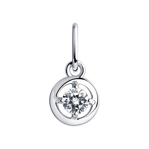 Подвеска SOKOLOV из серебра со Swarovski Zirconia