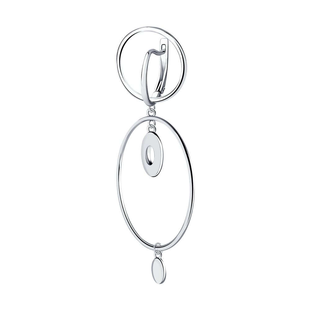 Серьга SKLV из серебра