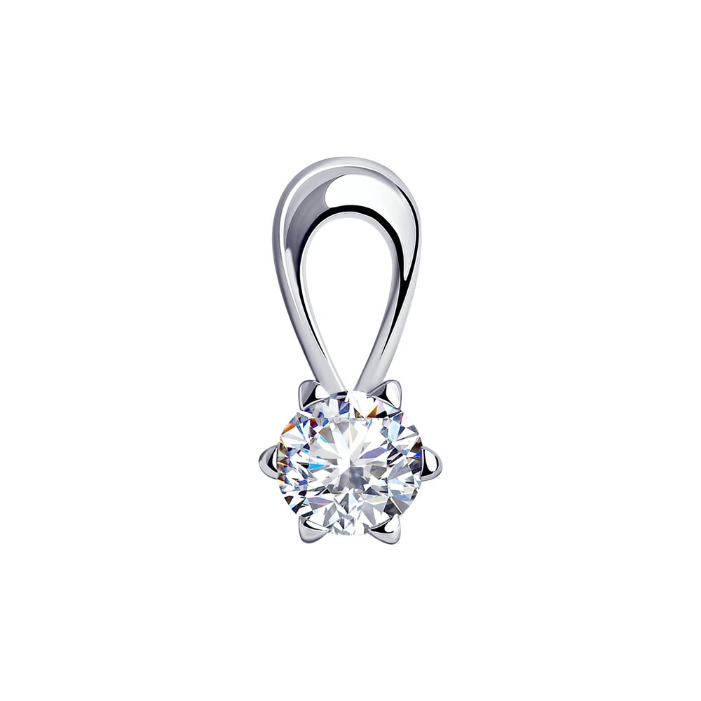Подвеска SOKOLOV из серебра со Swarovski Zirconia