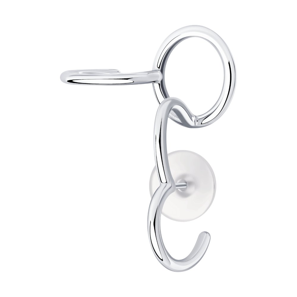 Серьга SKLV из серебра
