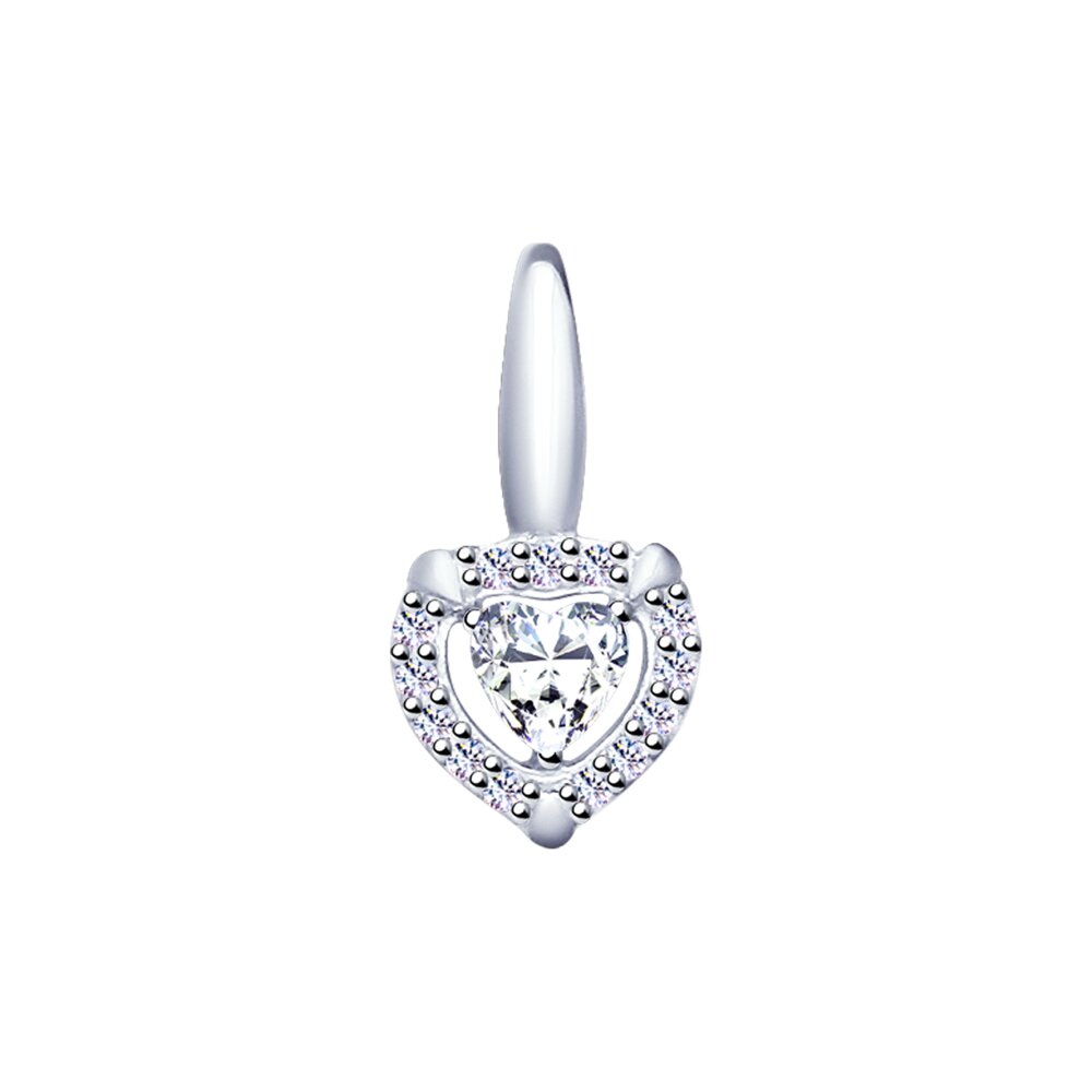 Подвеска SOKOLOV из серебра со Swarovski Zirconia