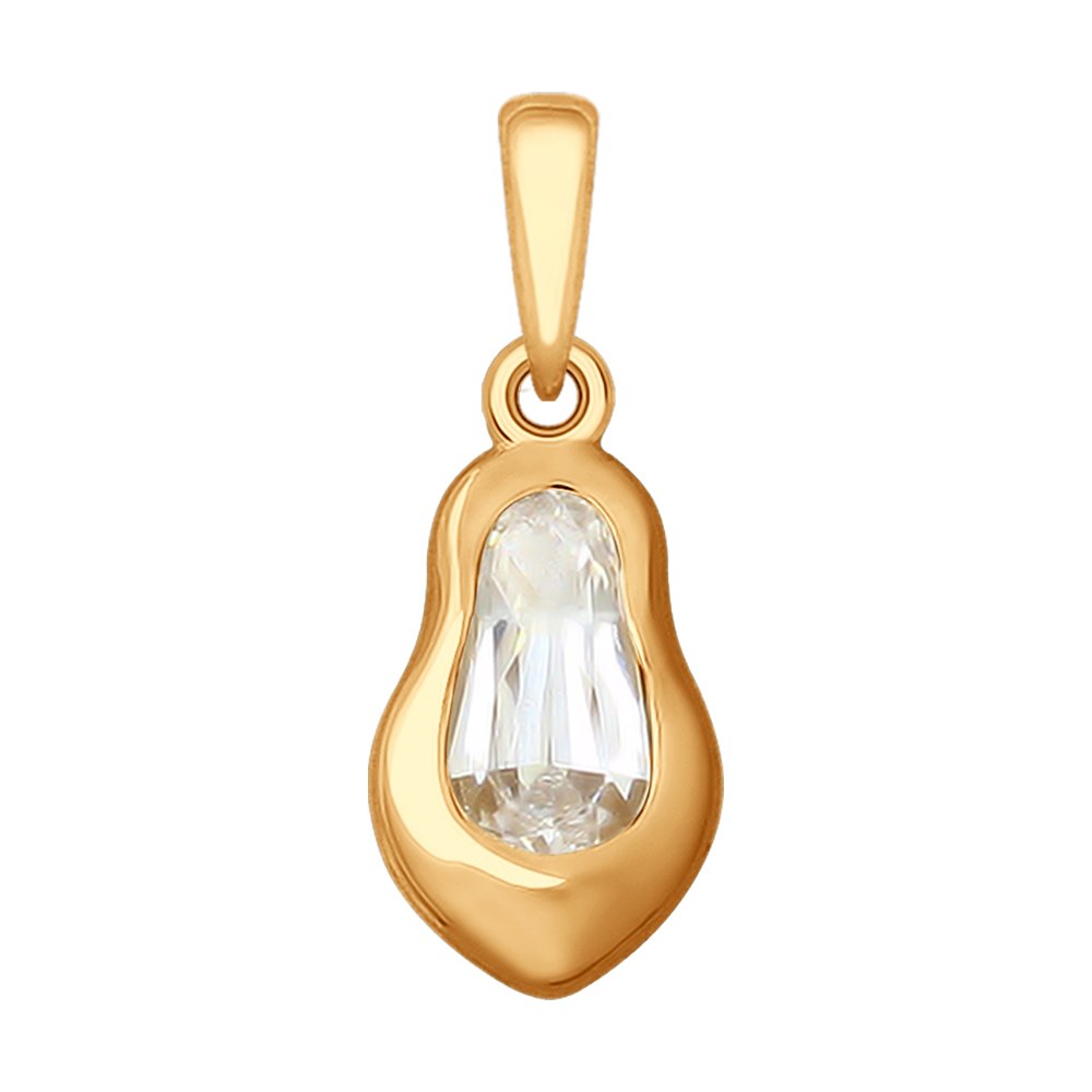 Подвеска SOKOLOV из золота со Swarovski Zirconia