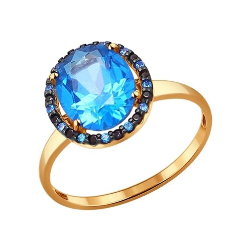 Кольцо со Swarovski SOKOLOV