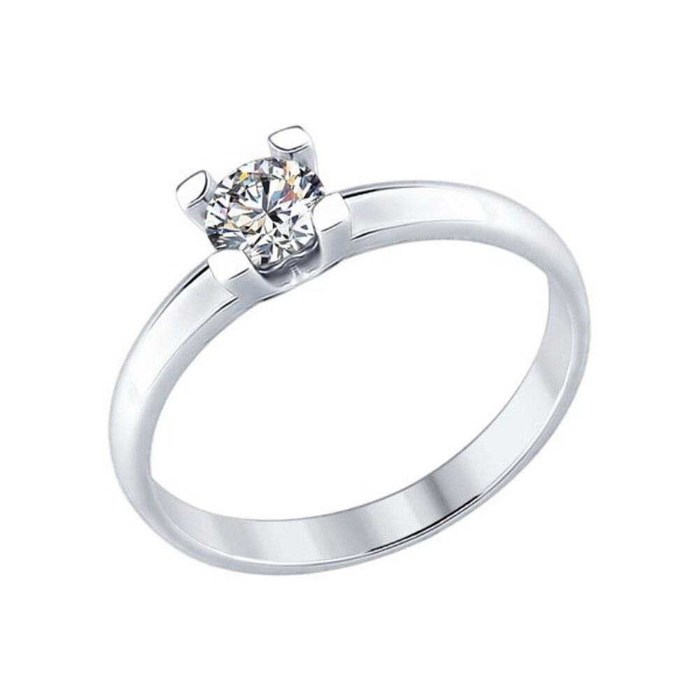 Кольцо SOKOLOV из серебра со Swarovski Zirconia
