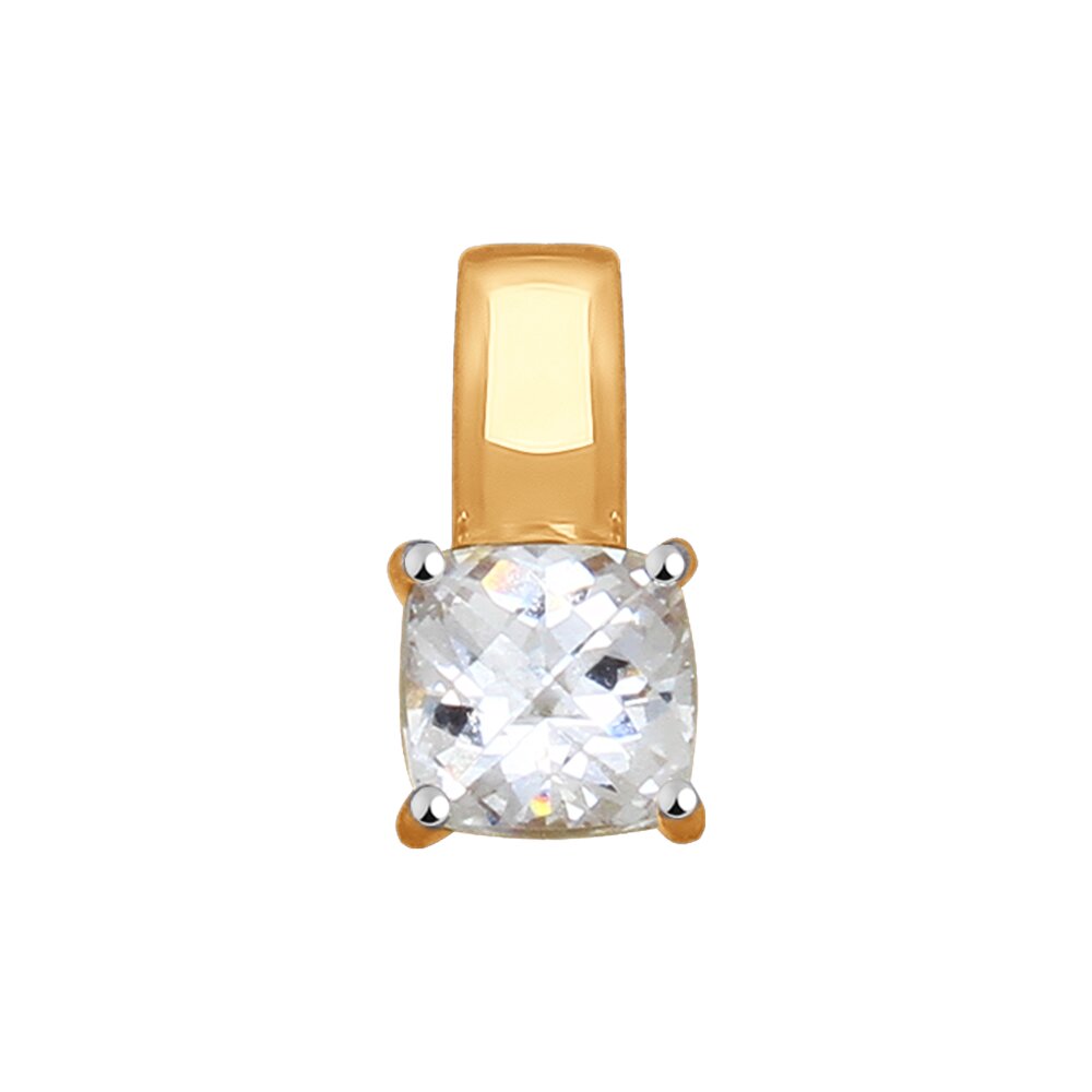 Подвеска SOKOLOV из золота со Swarovski Zirconia