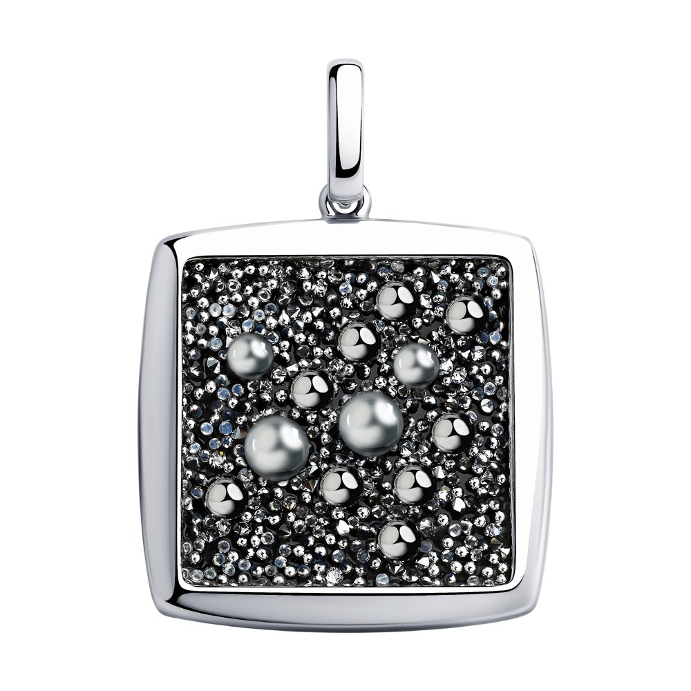 Подвеска SOKOLOV из серебра с кристаллами Swarovski