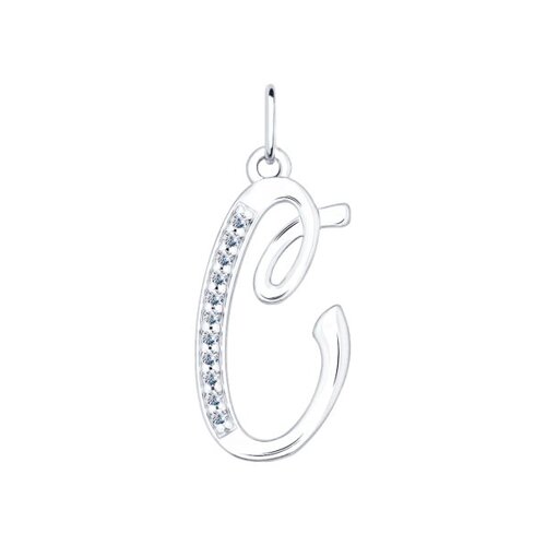 Кулон буква «С» SOKOLOV