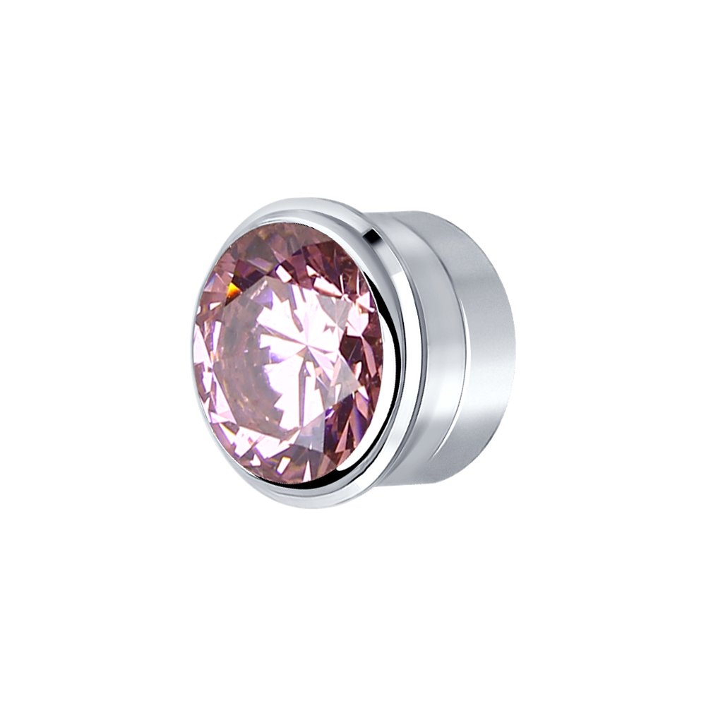 Вставка SOKOLOV из серебра с розовым Swarovski Zirconia