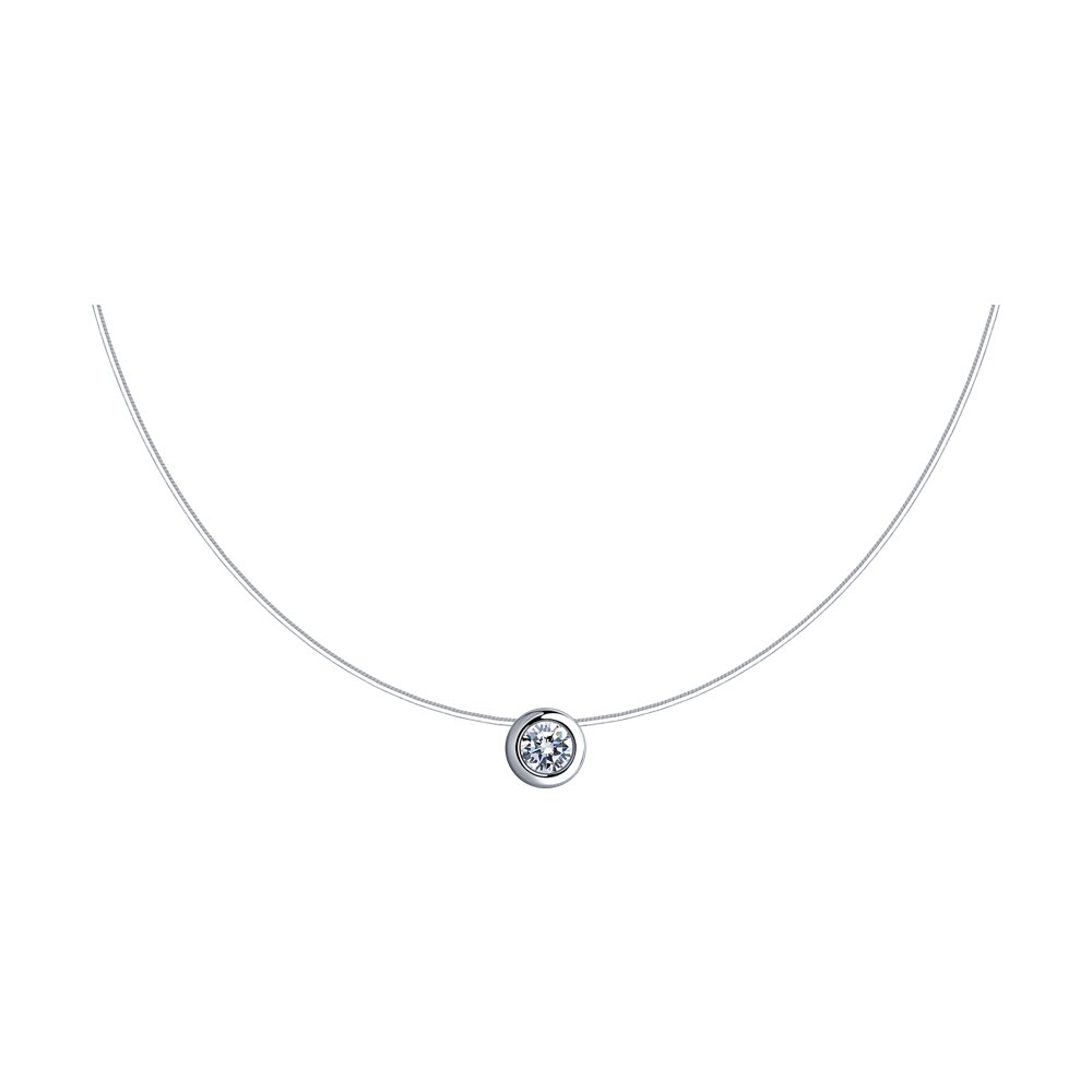Колье SOKOLOV из серебра со Swarovski Zirconia