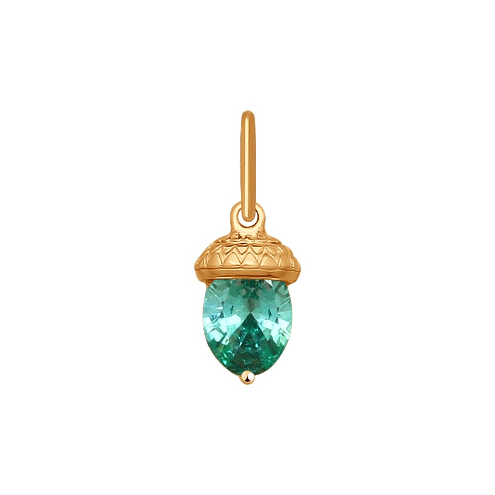 Подвеска SOKOLOV из золота со Swarovski Zirconia