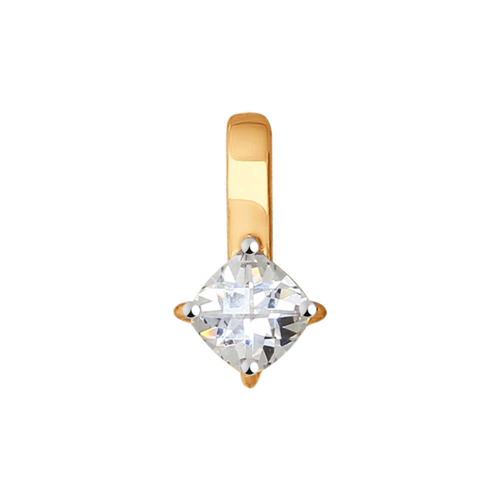 Подвеска SOKOLOV из золота со Swarovski Zirconia