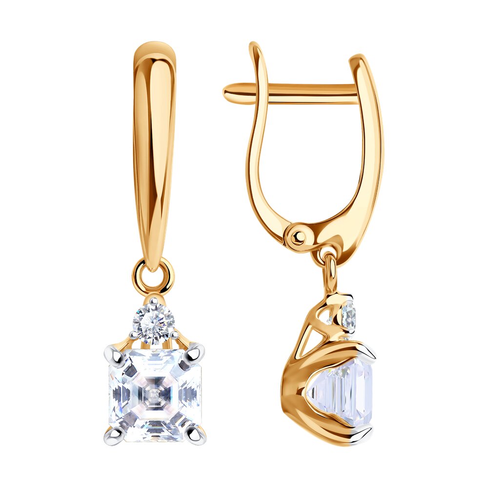 Серьги SOKOLOV из серебра со Swarovski Zirconia