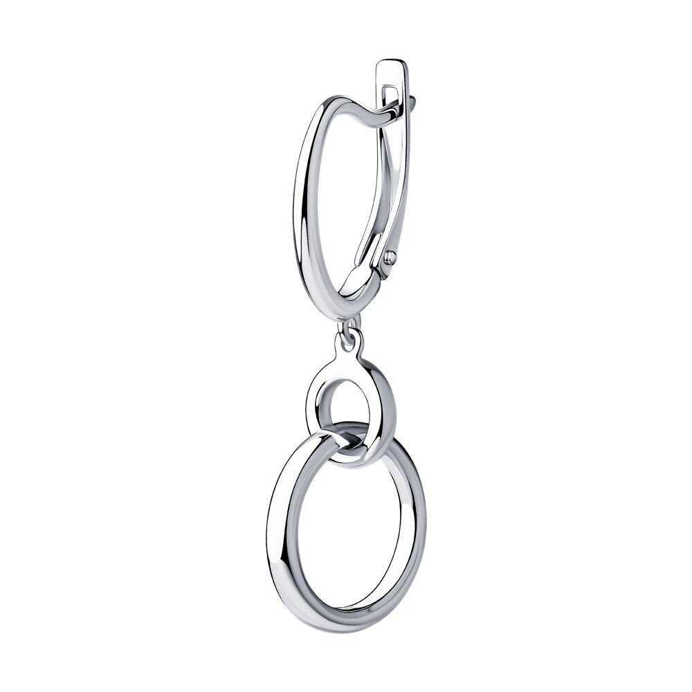 Серьга SKLV из серебра
