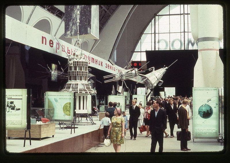 Павильон "Космос". ВДНХ, Москва, 1969 год.